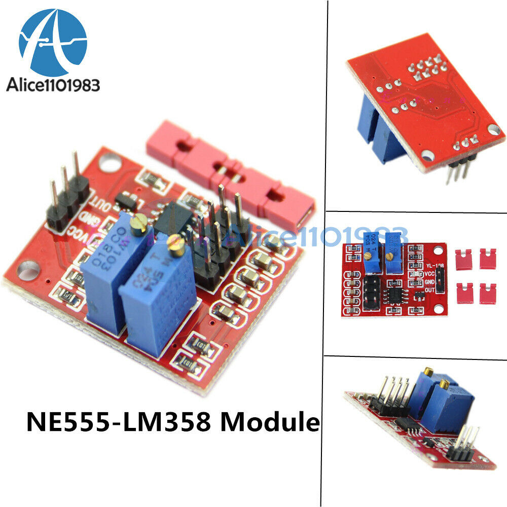 5PCS NE555 Pulse LM358 Duty Cycle Frequency Adjustable Module Square Wave