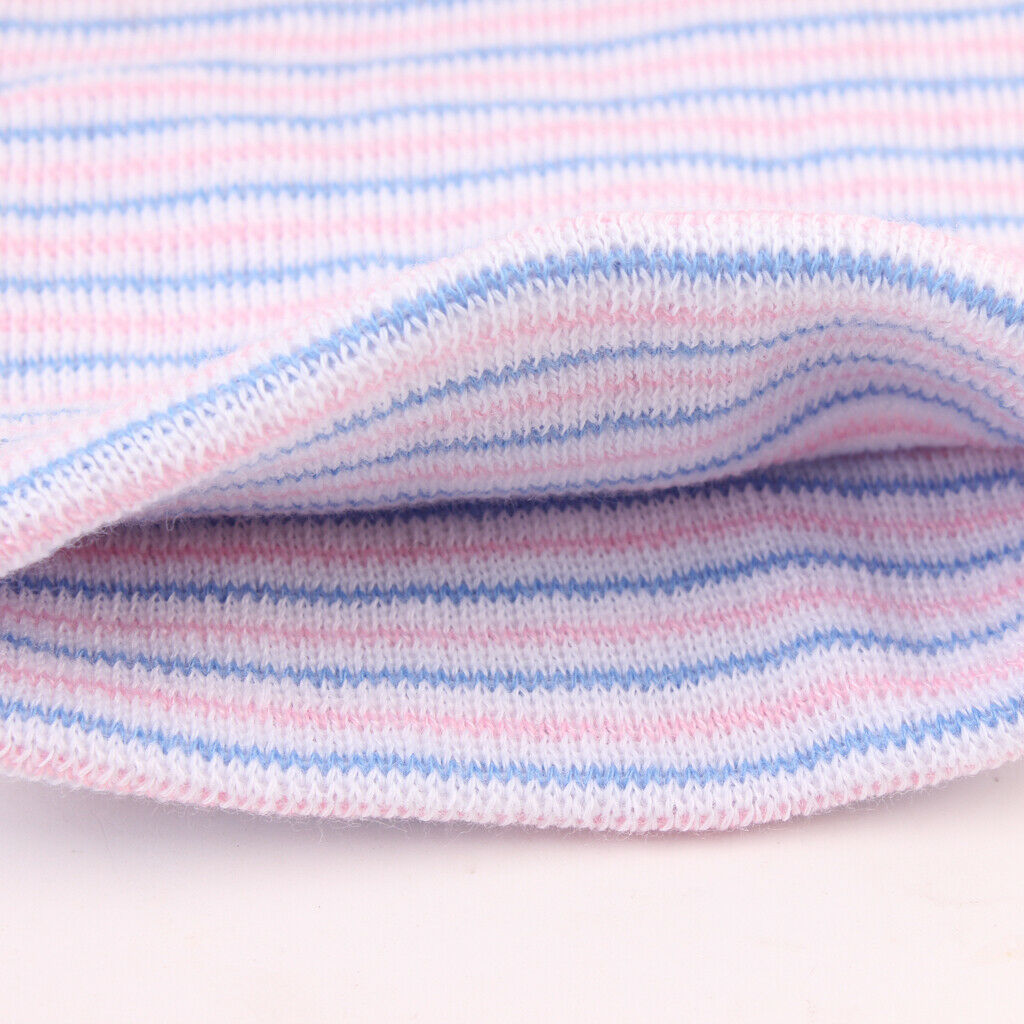 Cute Newborn Baby Soft Comfy Ball Warm Beanie Hat Stripe