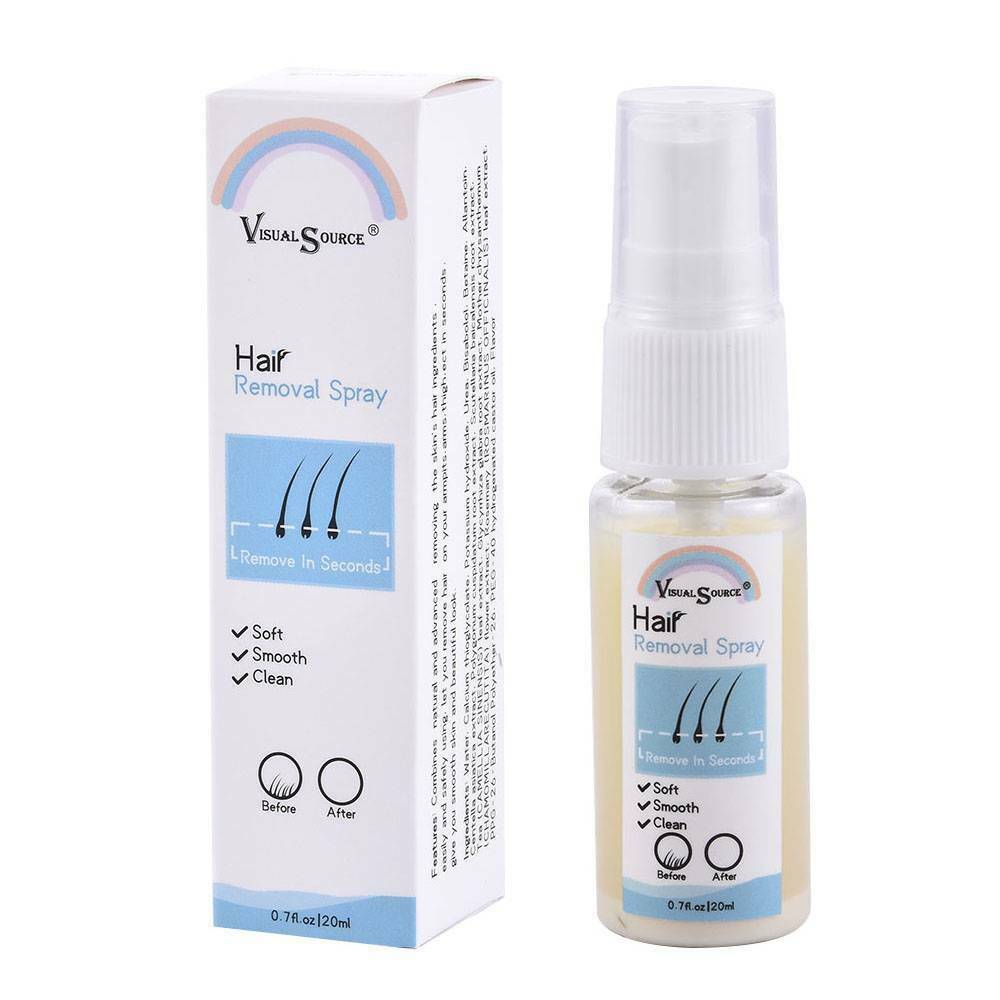 100% Natural Permanent Painless Hair Removal Spray Stop Hair Growth Inhibitor US