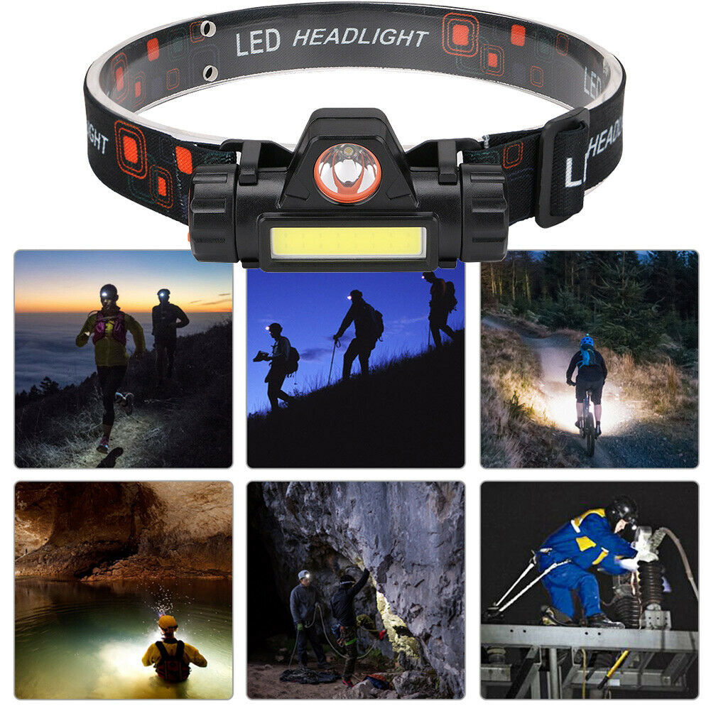 Portable LED Rotating Head Lamp Magnetic Camping Lamp for Outdoor Lighting @