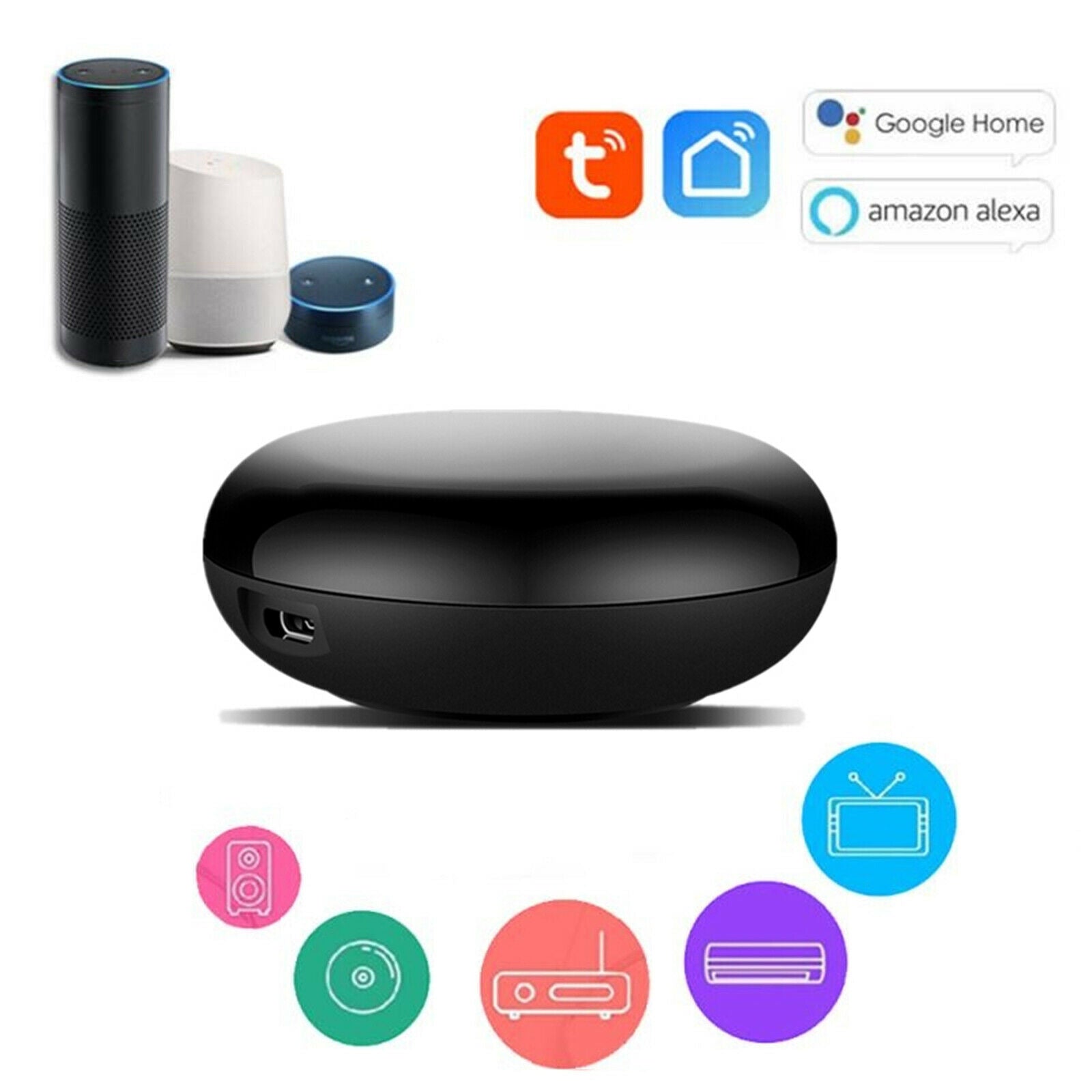 Tuya WiFi Infrared Smart IR Remote Controller Hub Home Control Easy Install