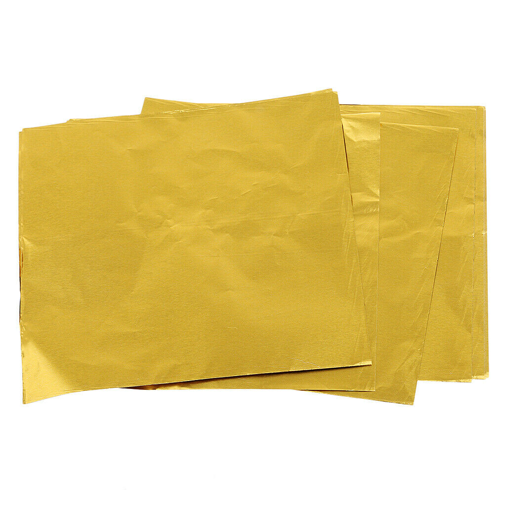 100 Pack Aluminum Foils Candy Chocolate Wrappers Paper 8x8cm Wedding Decor