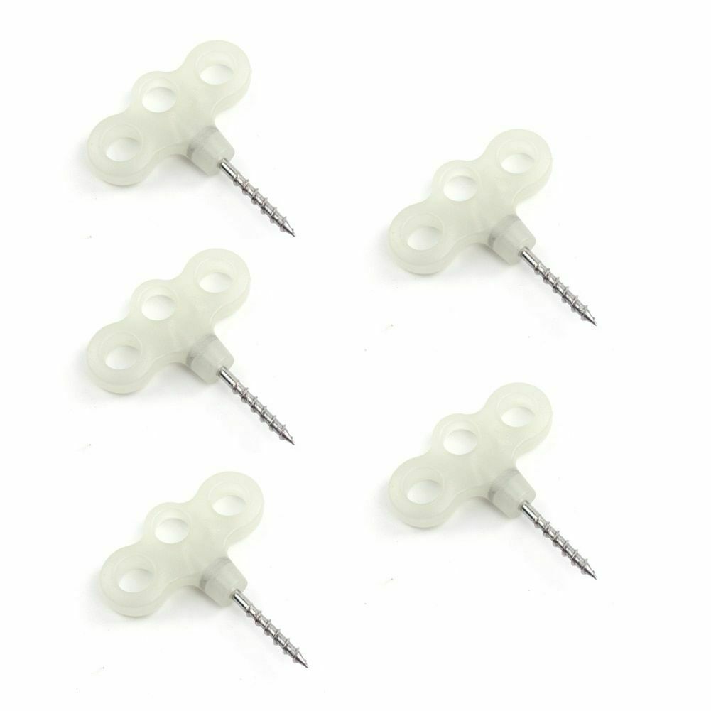 Outdoor Tent Nail Pegs Screw Spike Hook Hiking Equipment Camping Accessories 5Pc