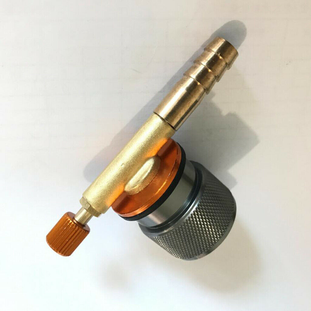 Gas Propane Flat Tank Connector Adapter with Switch Valve for amping Stove