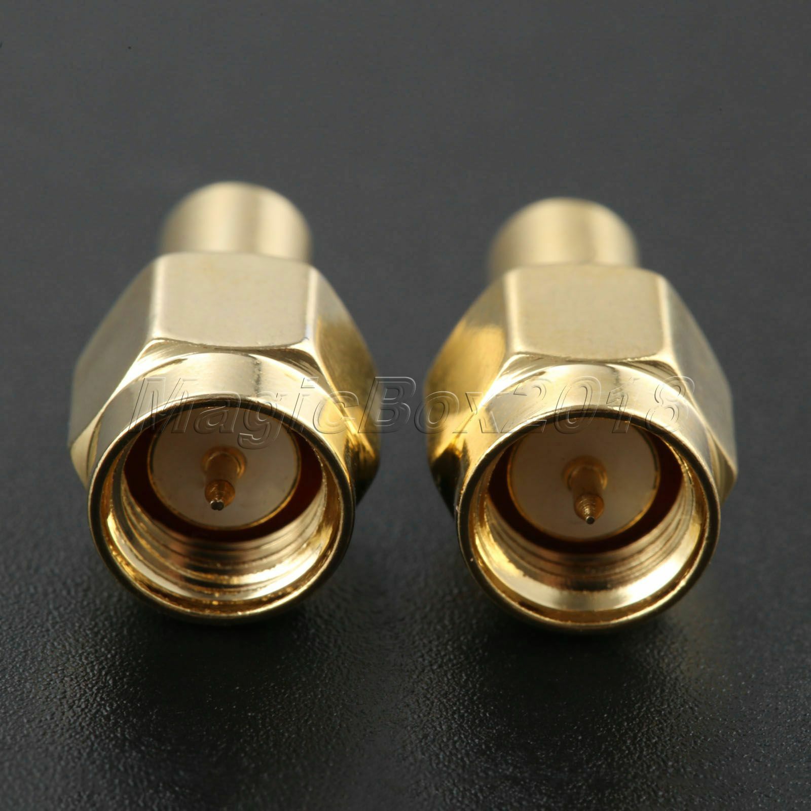 2Pcs 2Watt Connector SMA Male RF Coaxial Termination Dummy Load DC 50Ohm to 3Ghz