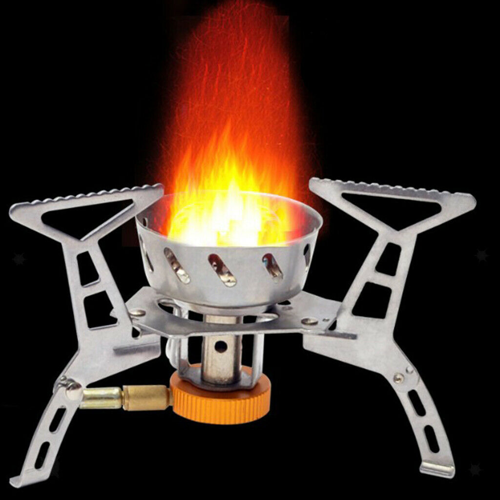 Portable Outdoor Gas Stove Camping Butane Gas Burner Folding Gear Cooker