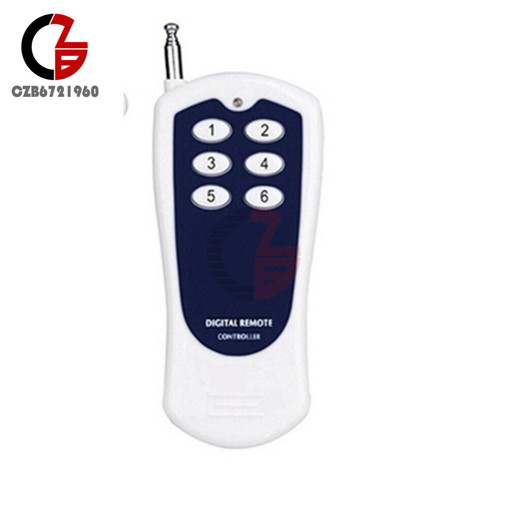 DC 12V 6-Channel RF Wireless Remote Control Switch Transmitter Module 315MHz