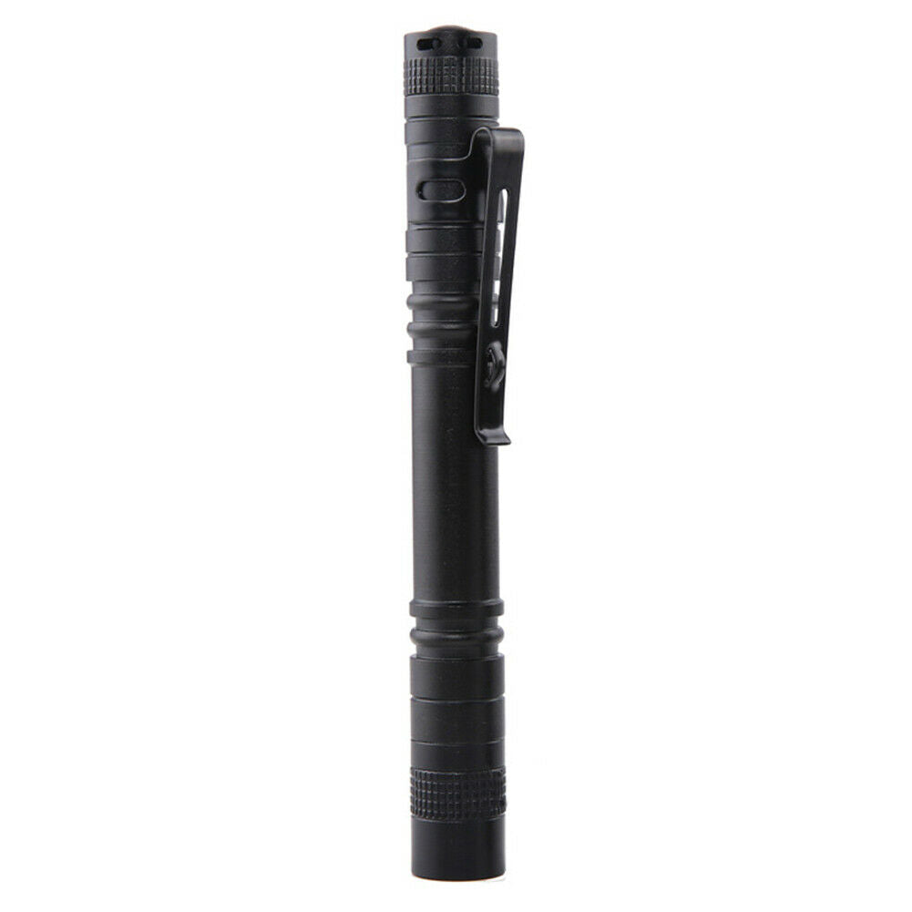 Mini Pen Light XPE R3 Torch 3W Waterproof Clip Pocket Outdoor LED Flashlight