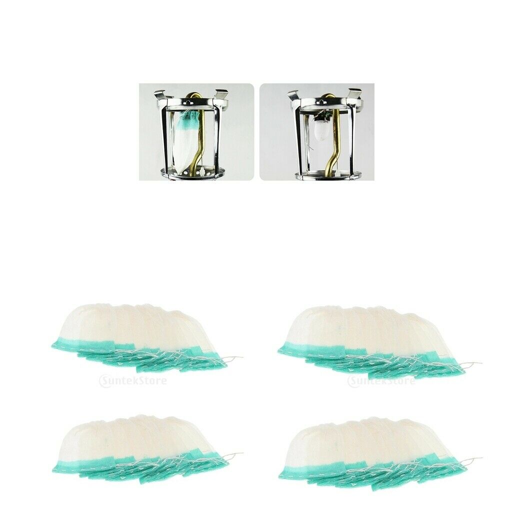 Lot 40 Outdoor Gas Lamp Mantles Mantles Non-radiative Net Cover 10x8cm