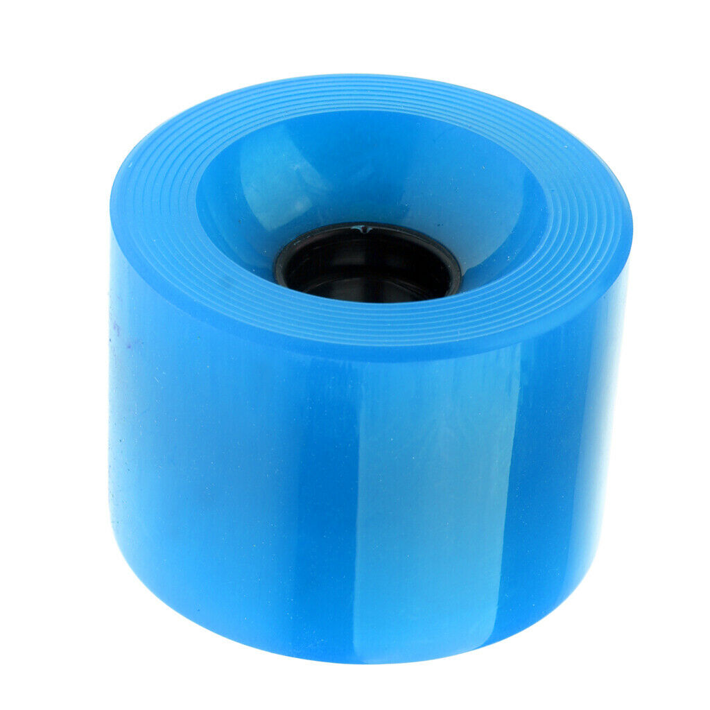 70 x 51mm Pro Blank Skateboard PU Wheels Longboard Cruiser Wheels blue