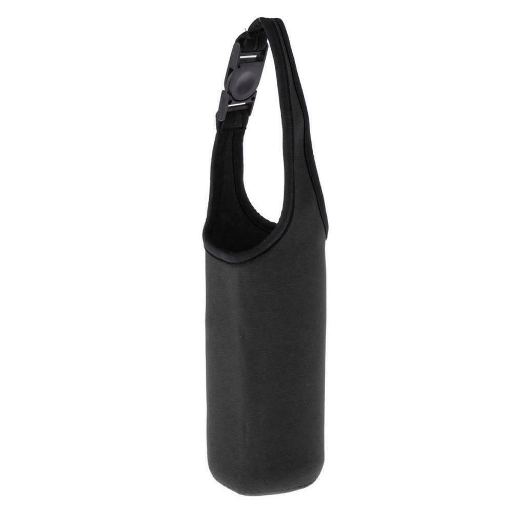 Water Bottle Tumbler Carrier Bag Cover Holder Protective Pouch Black