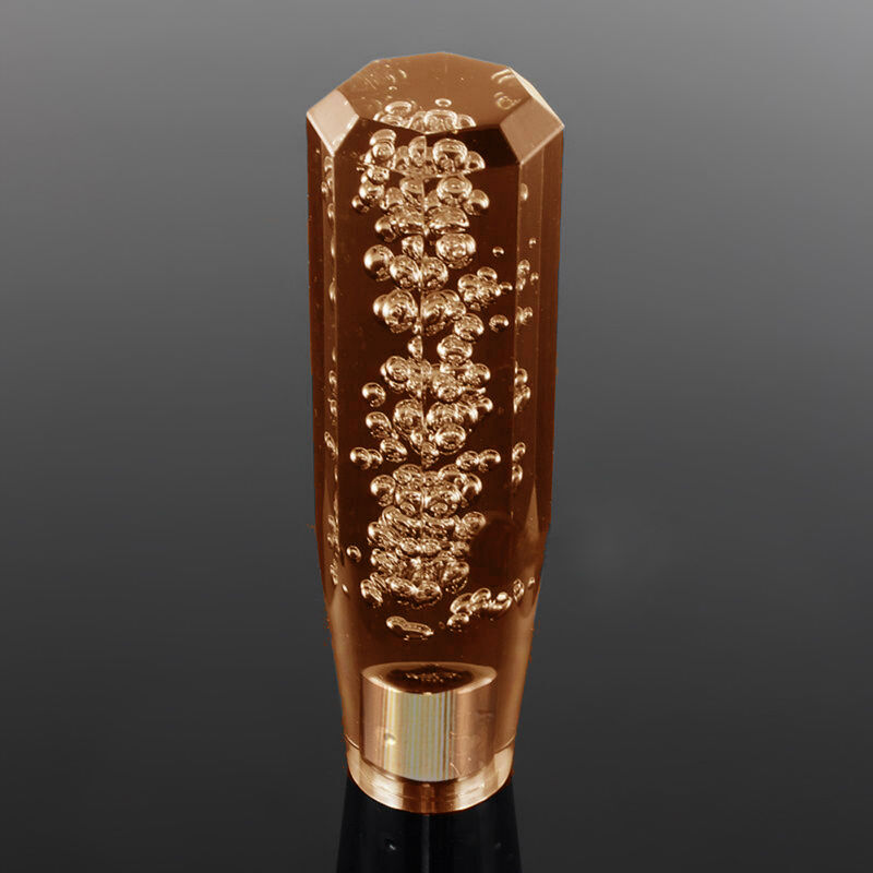 -XN1x Universal Octagon Crystal Bubble Manual Auto Car Shifter Shift Knob 150mm