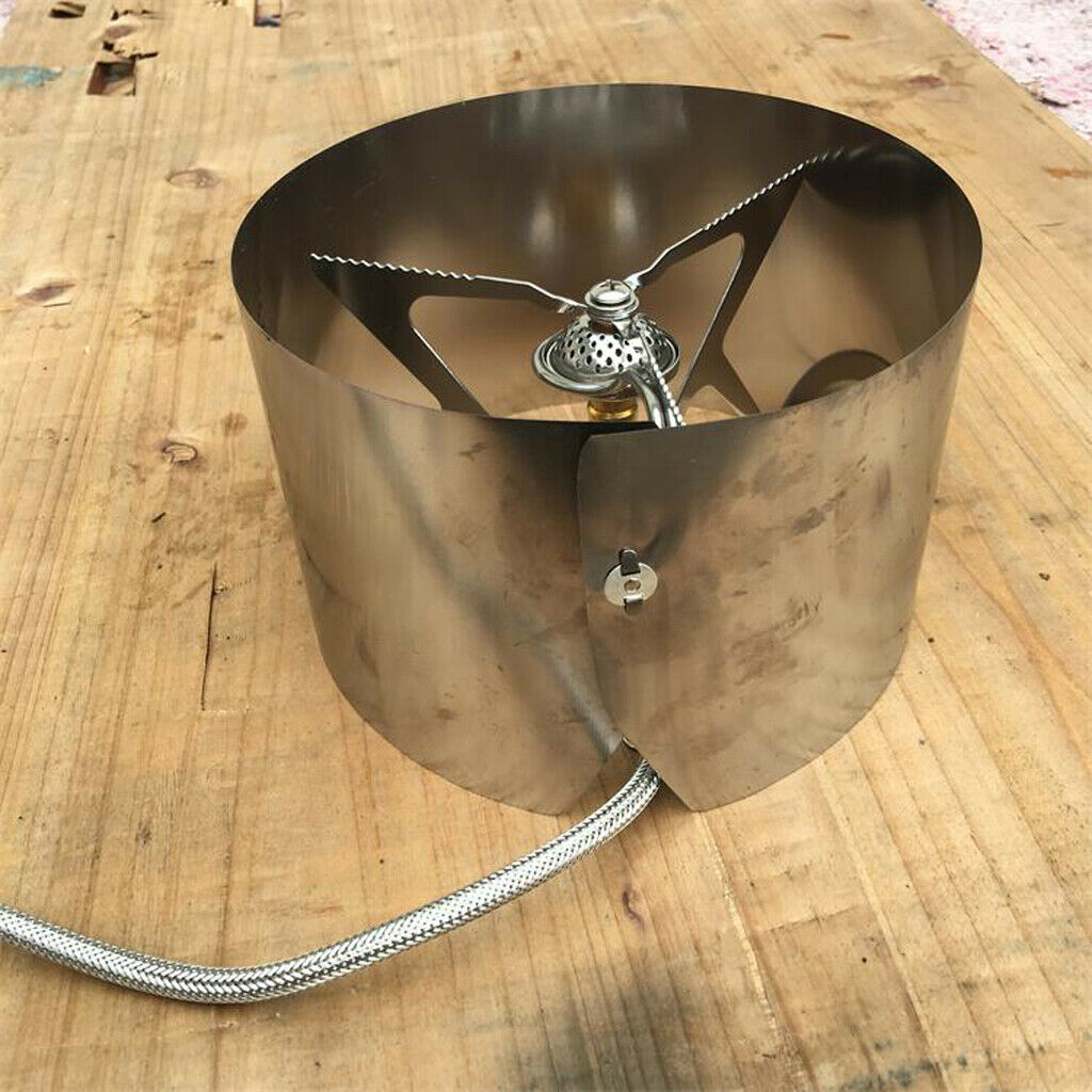 Lightweight Titanium Windshield Shelter Outdoor Camping Gas Stove From Wind