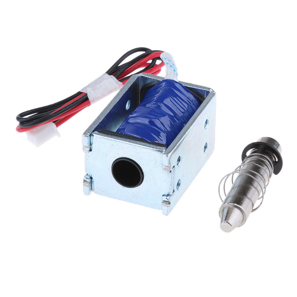 Electric Magnetic Solenoid Lock DC 12V/2A for Door Gates Cabinet Drawer