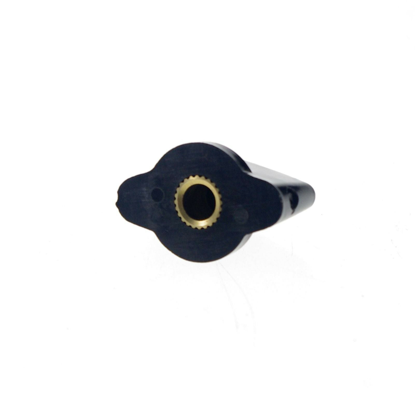 (2)K9-2 Rotary Knob Hat 6mm Diameter Wave-band Rotary Plastic Rotate & Flat Head