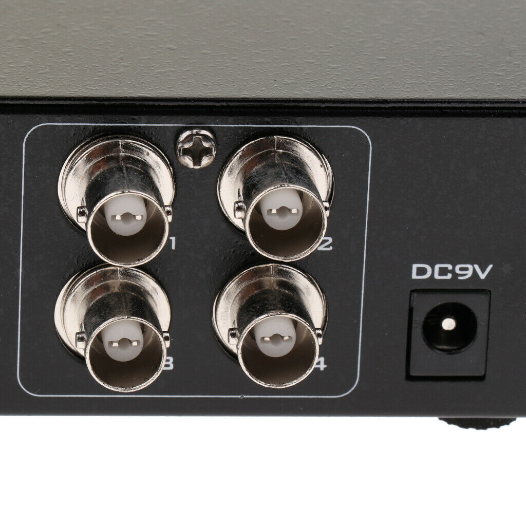 4-Port BNC Composite Video Splitter Distribution For  DVR 1x4