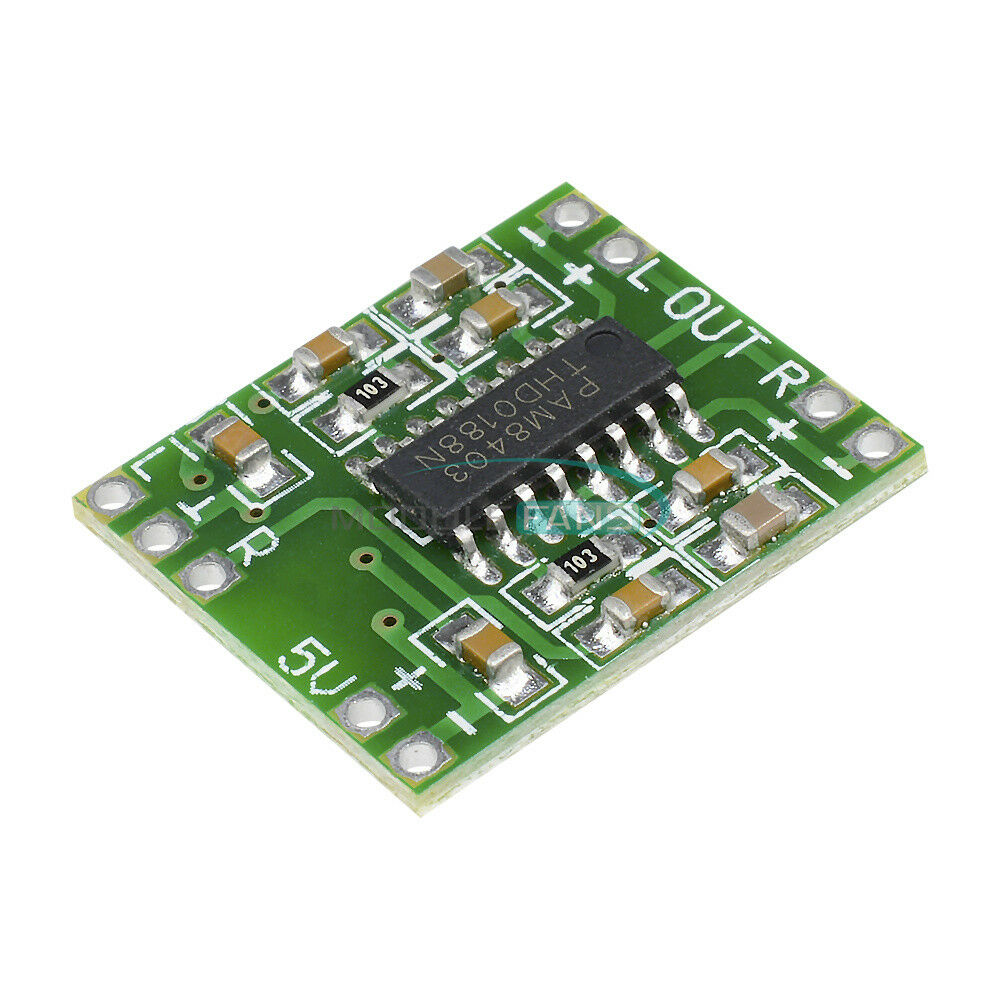 10PCS Digital Amplifier Board Class D 2*3W USB Power Mini PAM8403 Audio Module