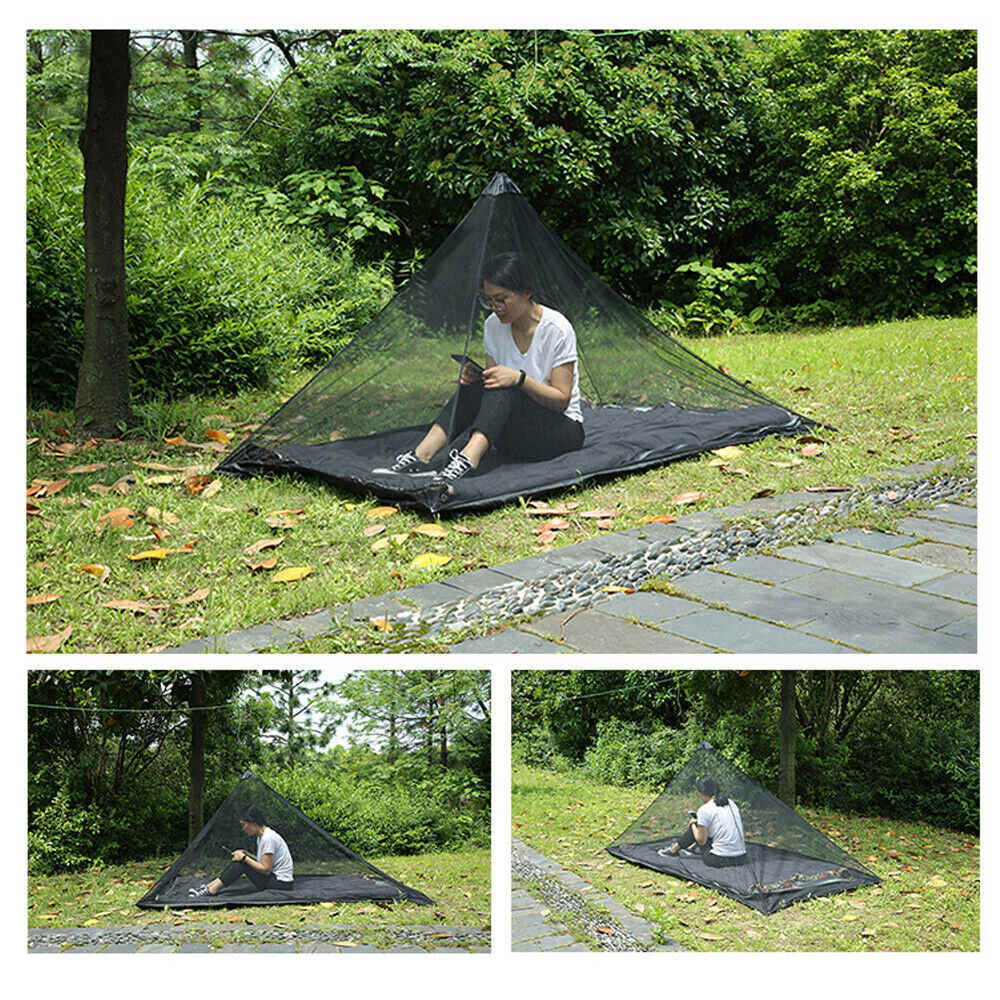 Single Instant Mosquito Net Camping Tent for Outdoor, Beach, Hiking, Travel