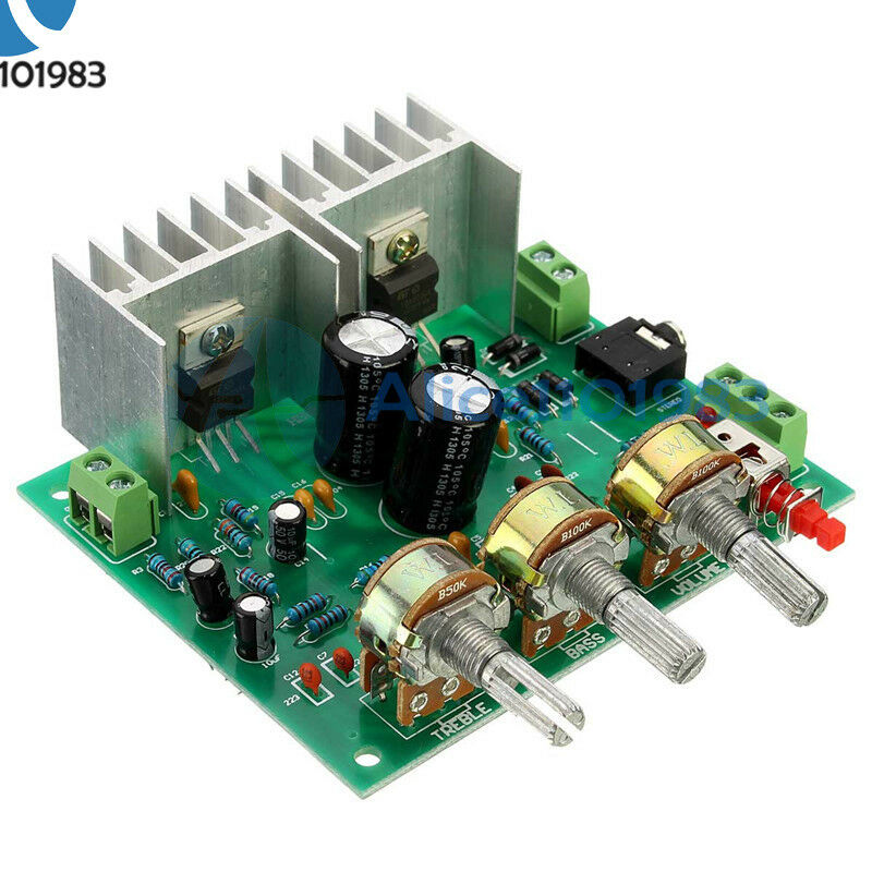 TDA2030A Two 2-Channel 15W +15W hifi 2.0 Stereo Amplifier AMP Board DIY Kit