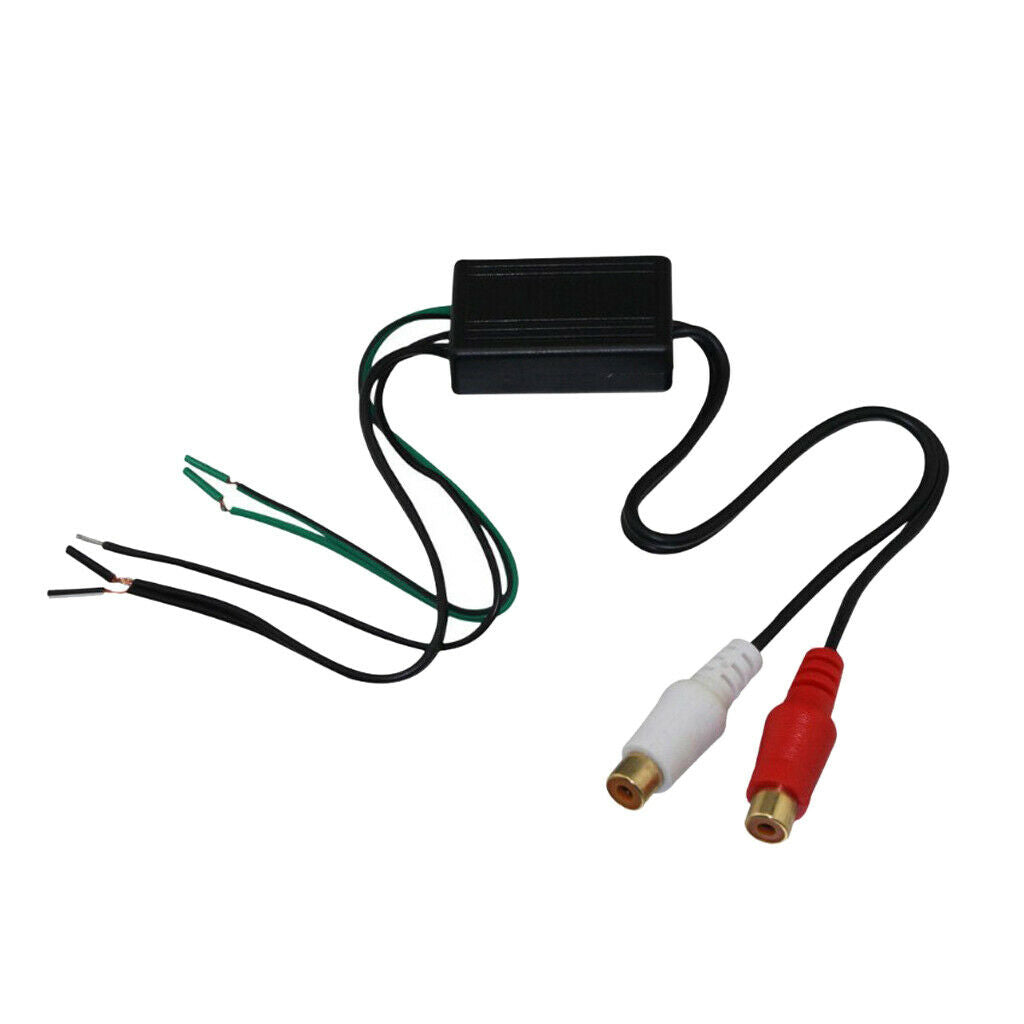 Speaker Converter Line Output to 2 RCA IN / OUT High / Low