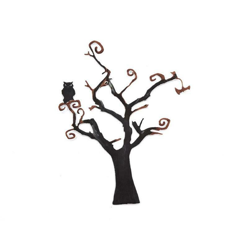 Halloween Tree Metal Cutting Dies Stencil DIY Scrapbooking Album Paper Card Mold