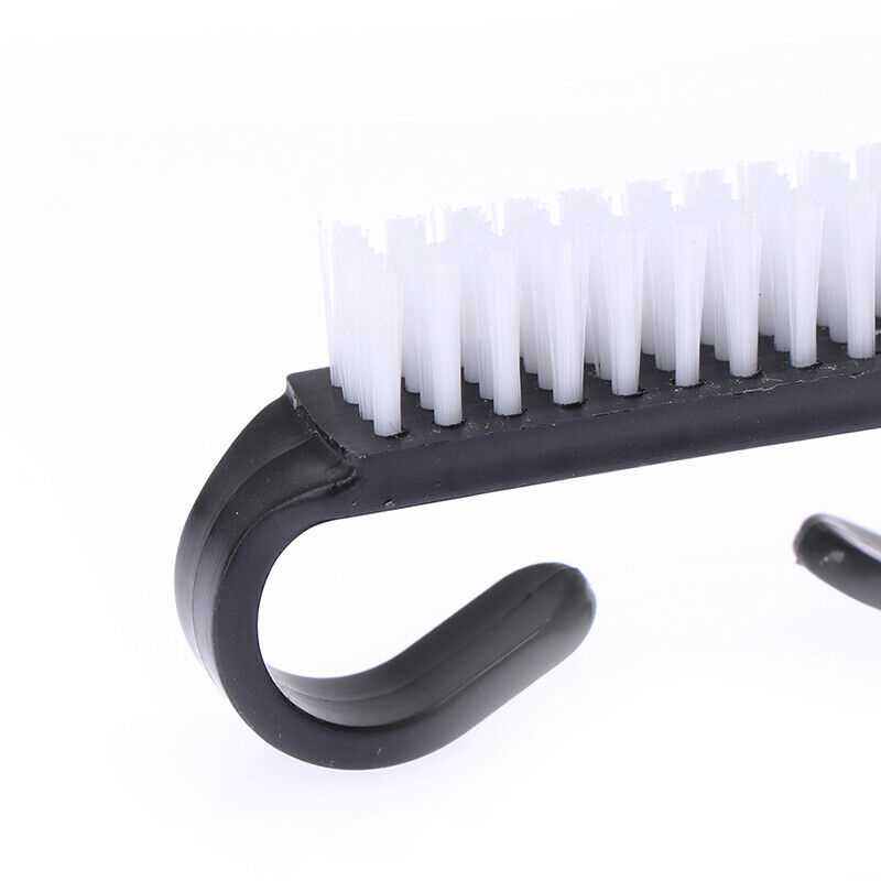 (10 Pack)Black Handle Grip Nail Brush - Fingernail Scrub Cleaning Brus BgDFAU
