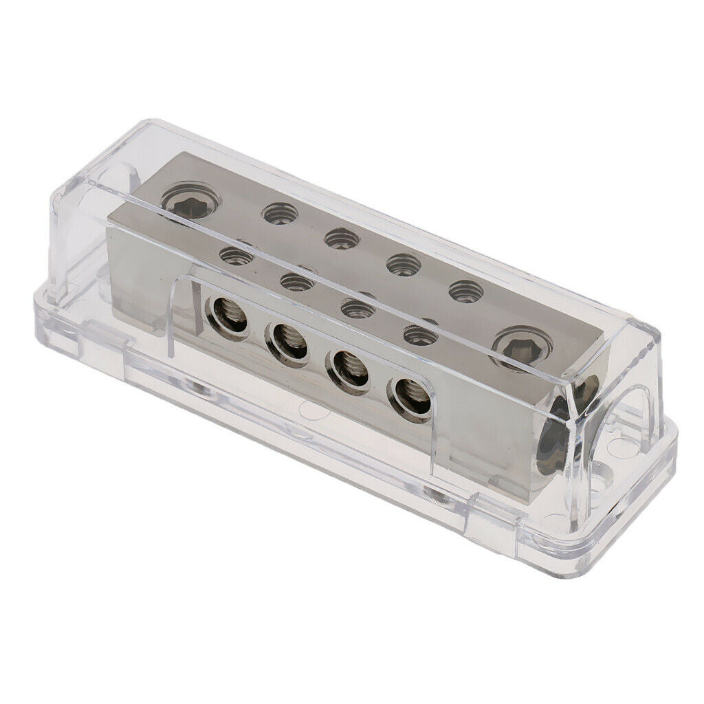 Repalcement 10 Way Car Audio Distribution Block Two 0 GA to 8GA In/Out