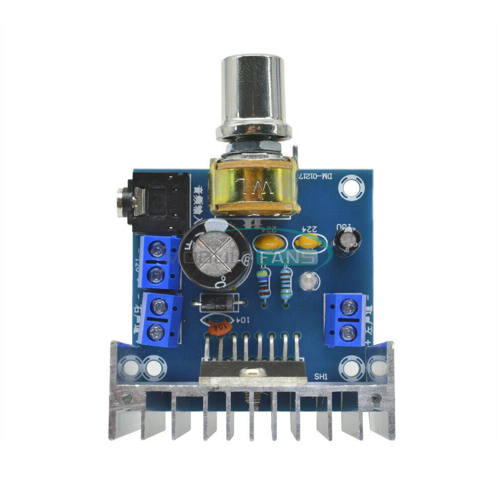 Digital AC/DC 12V TDA7297 2x15W  Audio Amplifier DIY Kit Dual-Channel Module