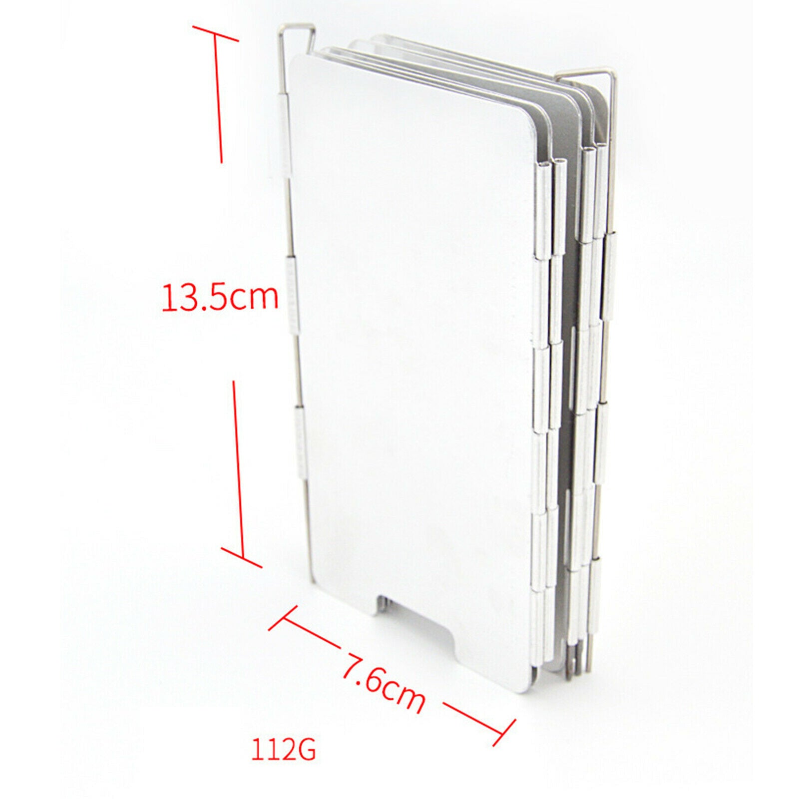 Aluminum Alloy Foldable Camp Gas Stove Windshield Camping Hiking Picnic Cooking