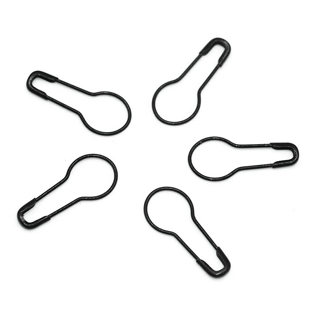 1000 Pear Pins Pumpkin Safety Pins Metal Calabash Pins, Knitting Crochet Locking