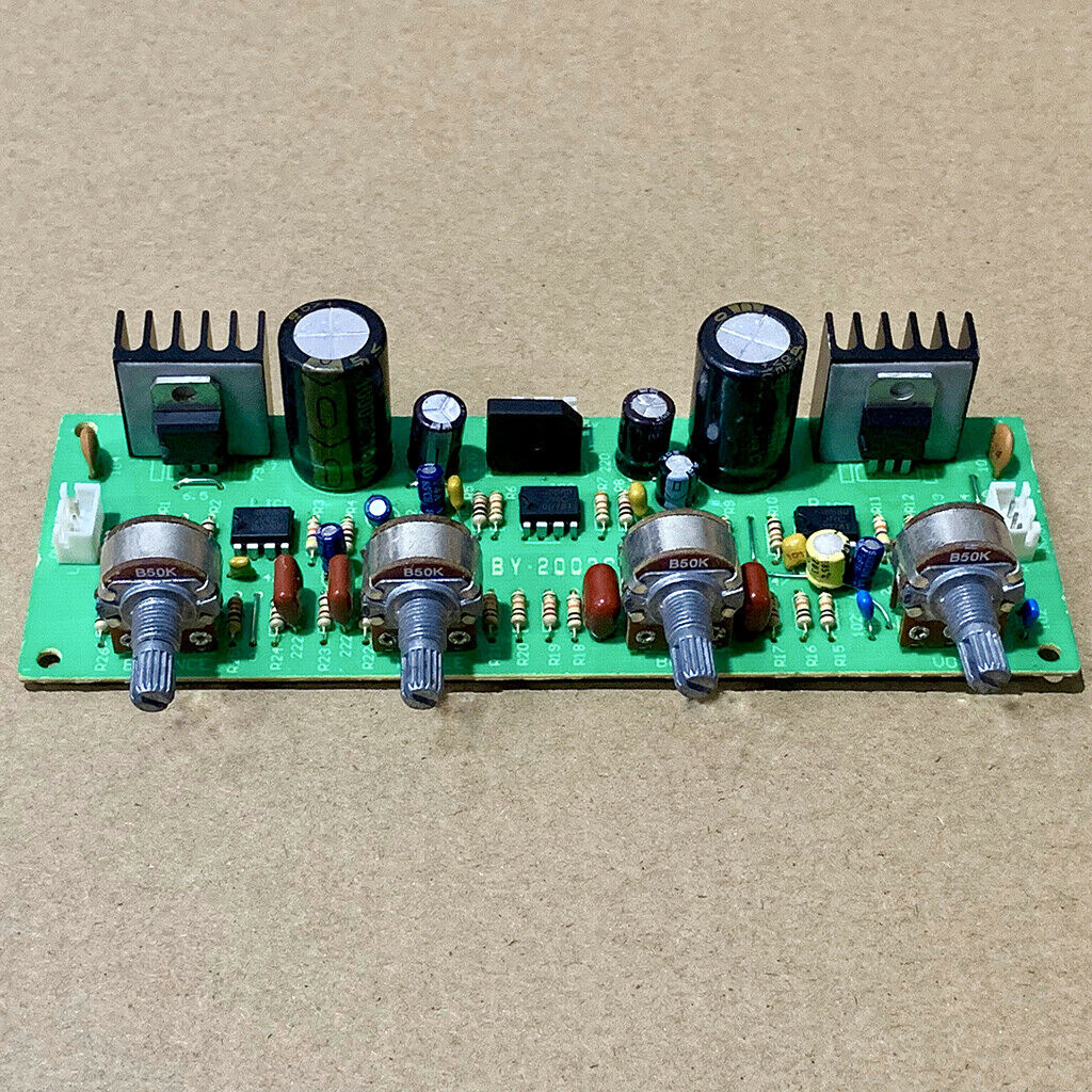 Preamp Volume Control Board With Four Buttons For Highs, Lows,