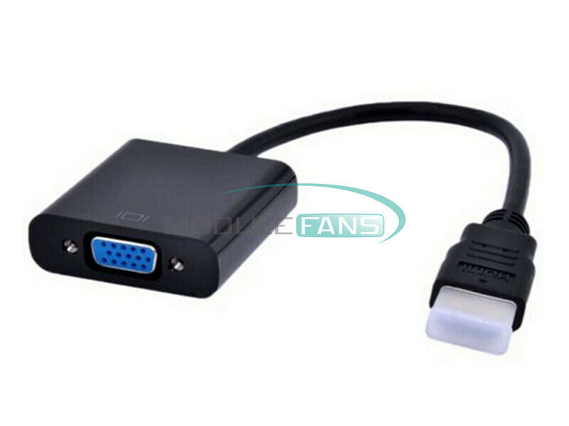 HDMI Male To VGA Female Video Converter Audio And Video Connectors & Cables