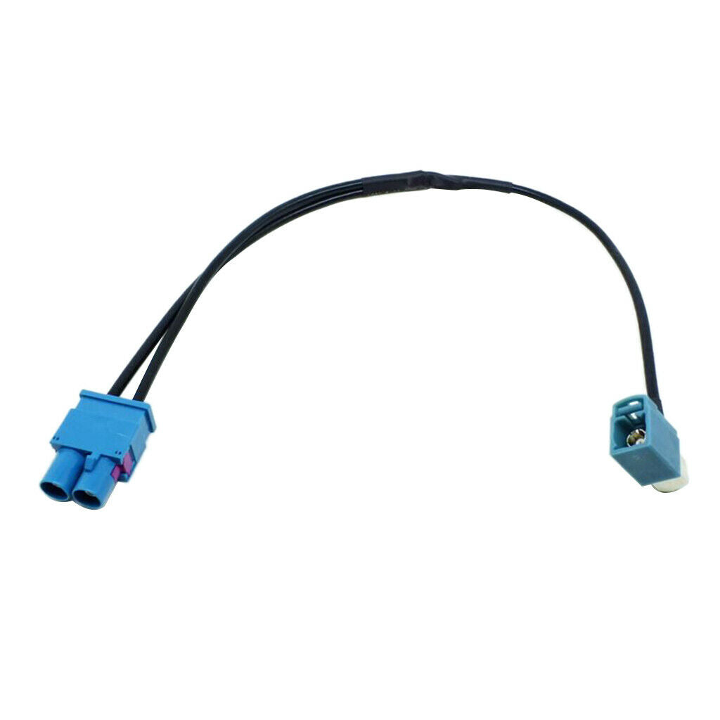 Car Radio Fakra Two Male to Female Aerial Antenna Adaptor for select VW AUDI