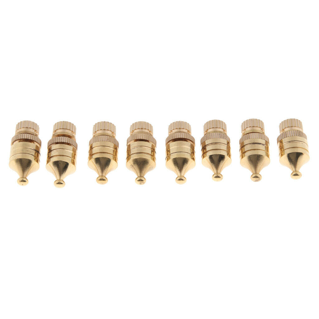 8 Pack Pure Copper Speaker Amplifier Spikes Feet Floor Protectors