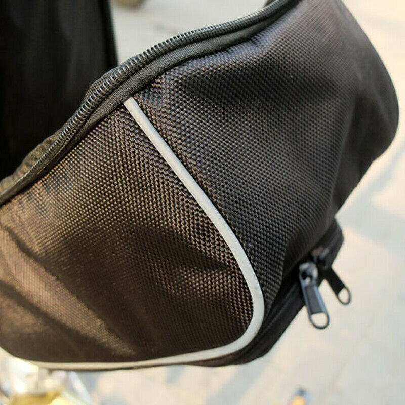 1x Bicycle Electric Scooter Waterproof Storage Front Handlebar Hanging Bag Black