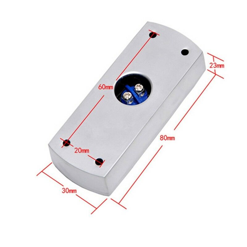 1PCS Push Button Switch Use for Electric Door NO Action Momentary Screw Mounting