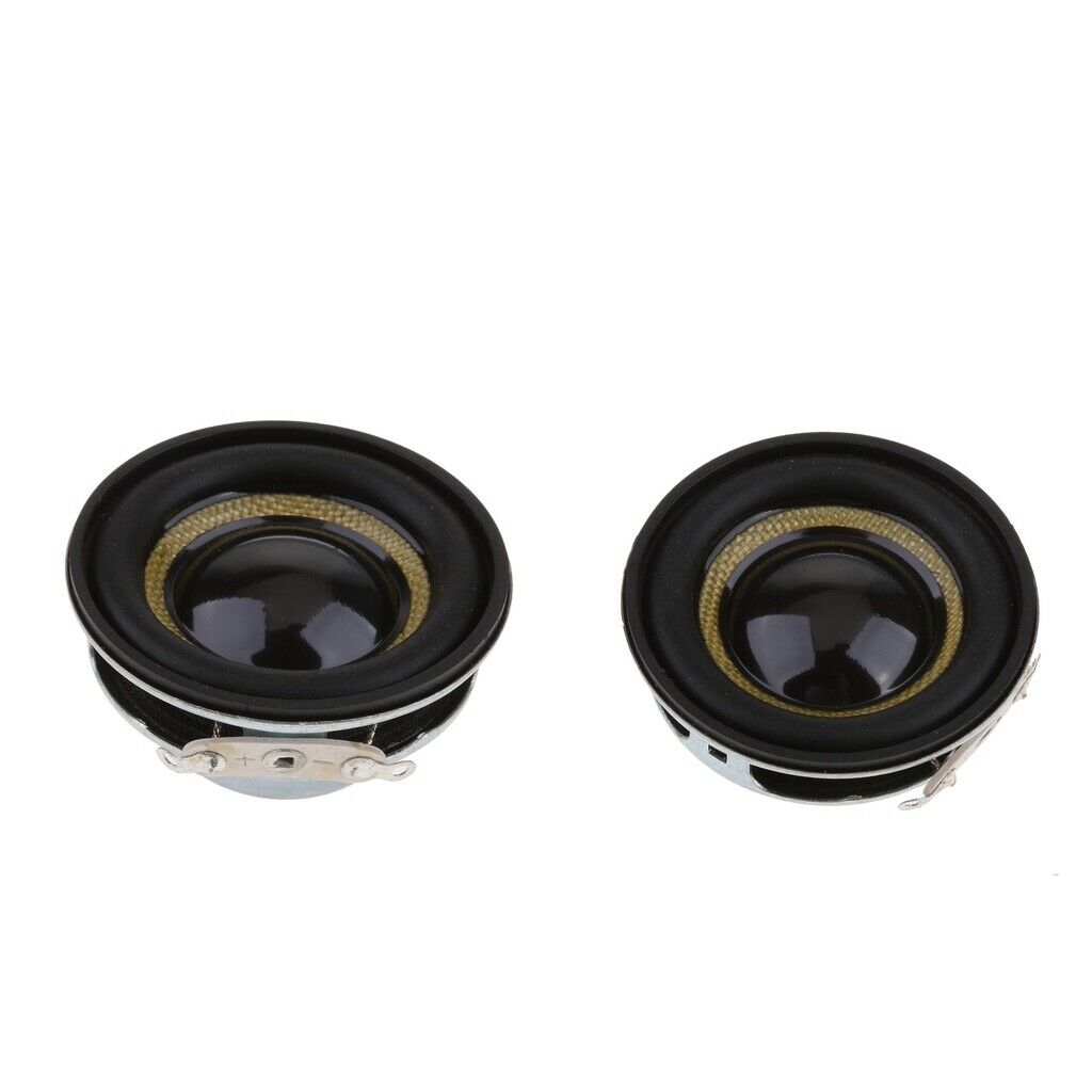 2Pack 40mm 4Ohm 3W Full Range Audio Speaker Bass Loudspeaker 1.5 inch DIY