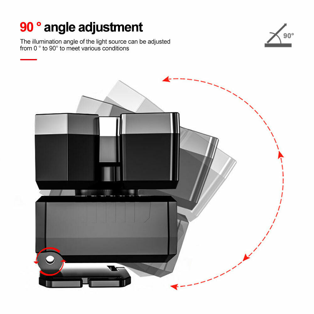 Waterproof LED Headlamp 5 LED Rechargeable Head Light Torch for Fishing Camping