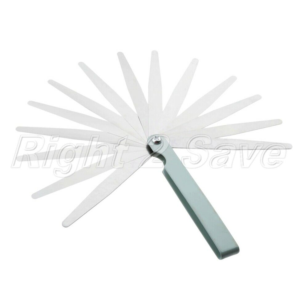 100*14mm Measuring Vehicle Parts 0.05-1mm Metric Filler Feeler Gauge 14 Blades