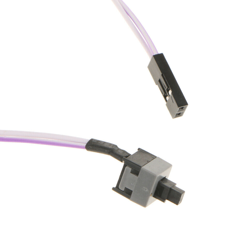 / " PC Case Power Push Button Cable ATX Computer Switcher