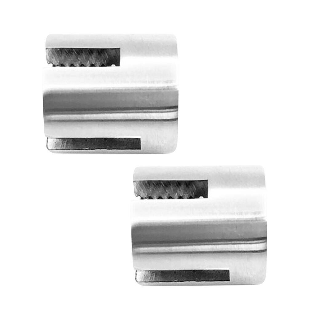 2 pieces marine 316 stainless steel 3mm wire rope trellis cross clips 90 degrees