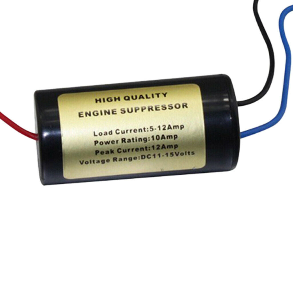 12Amp Audio CB/Radio Noise Power Filter Suppressor Stereo Audio NEW