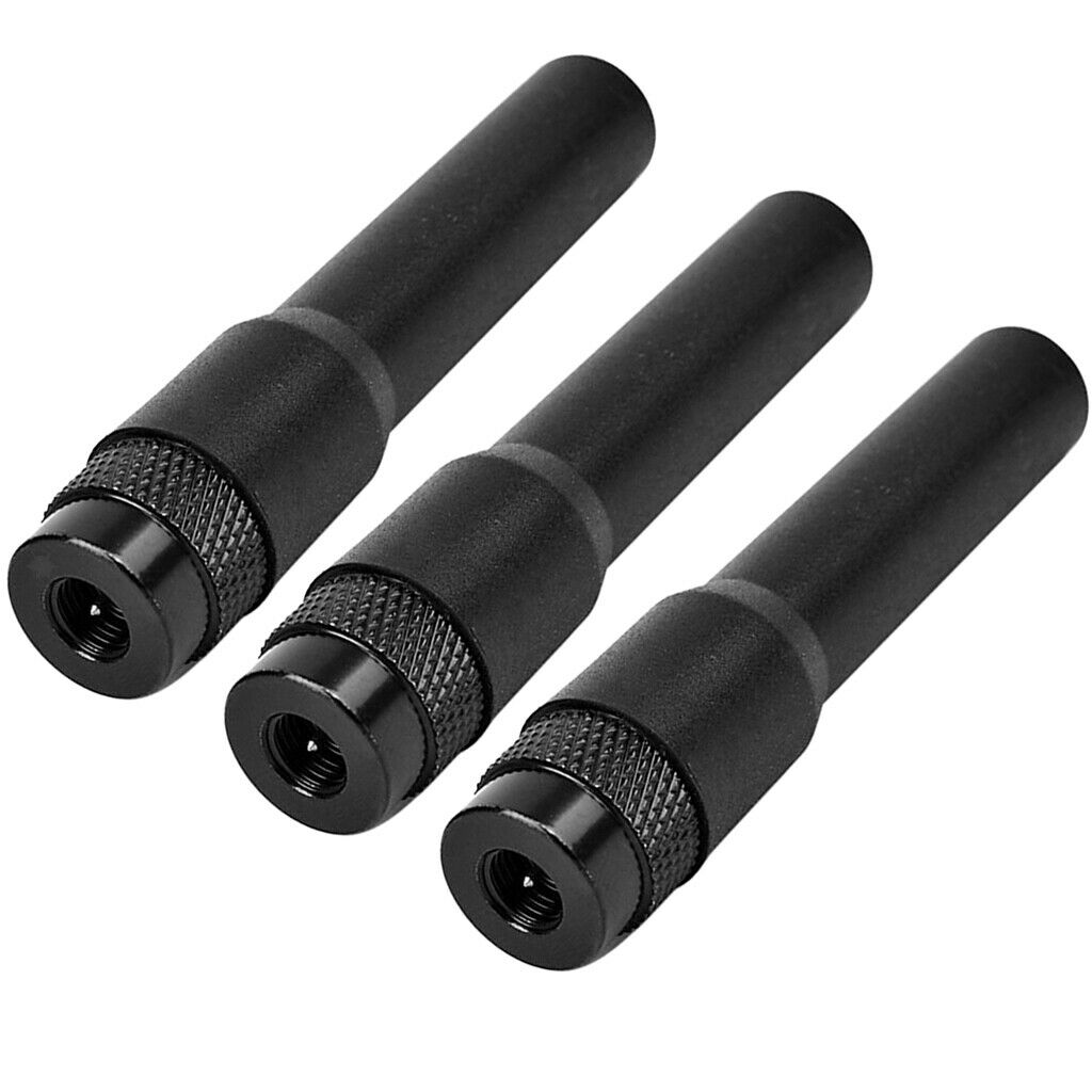 3pcs SMA-Male Antenna Vhf / Uhf 144mhz / 430mhz Hand-held, Black