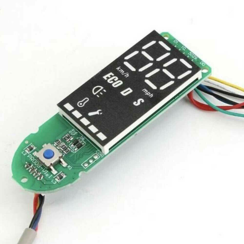Scooter Circuit Board Set Electric Dashboard Replacement with Dashboard Cover LI