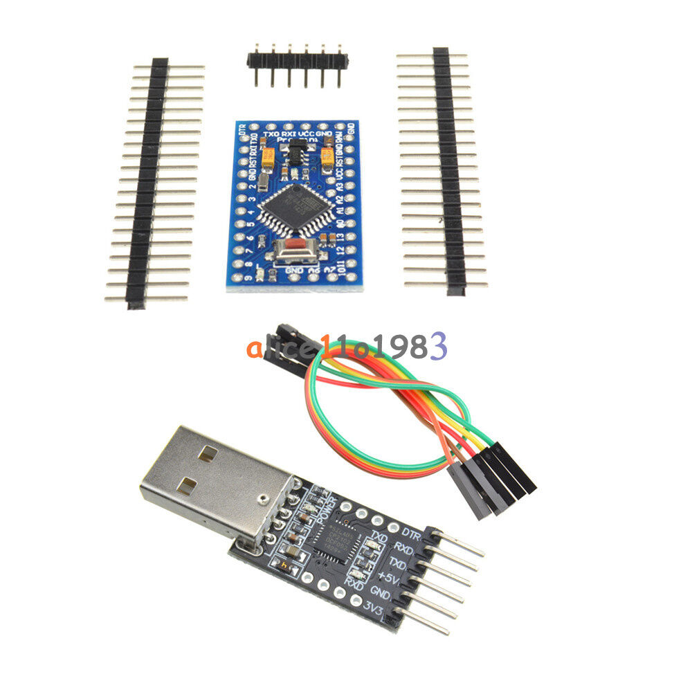 Pro Mini atmega328 5V 16M Arduino Compatible+CP2102 USB 2.0 to UART TTL
