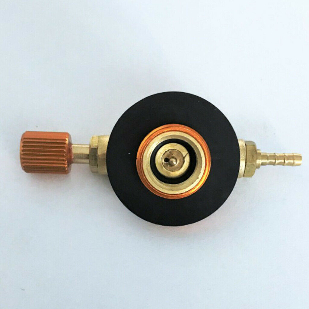 Gas Stove Inflatable Valve Flat Cylinder Control Switch Adapter Backpacking
