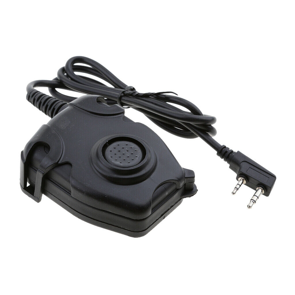 2 Way Radio PTT Cable for Z112 U94 Push To Talk Headset Headphone Adapter