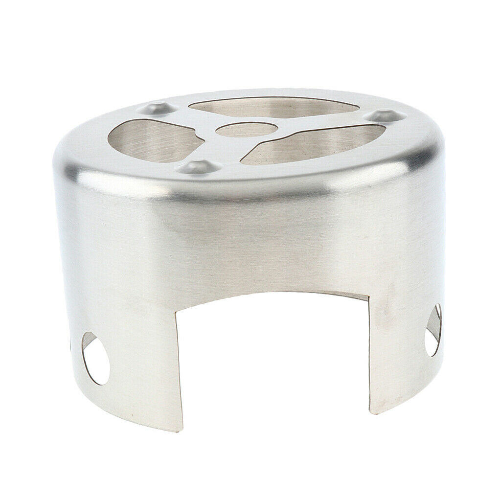 Camping Backpacking Stove, Portable Stainless Steel Alcohol Burning Stove for