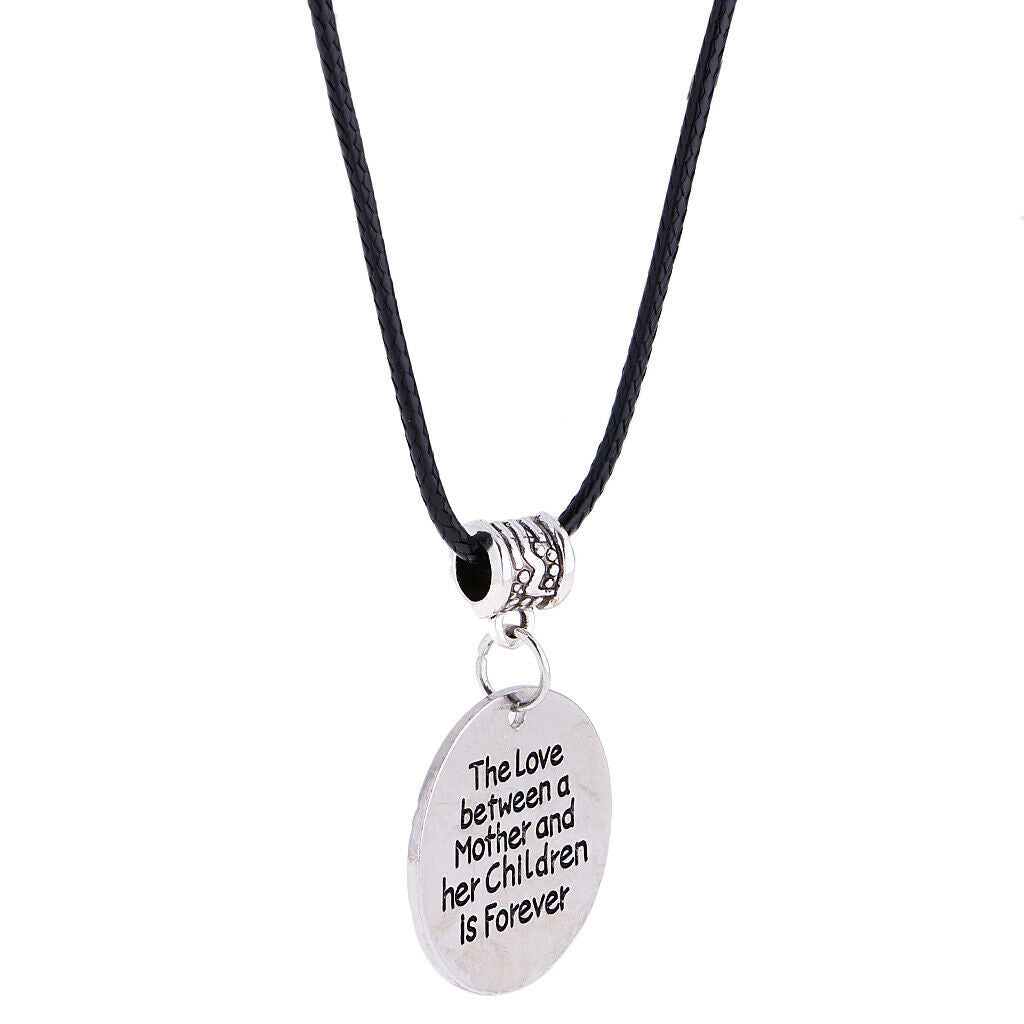 The Love Between a Mother and Her Children is Forever Pendant Necklace Gift