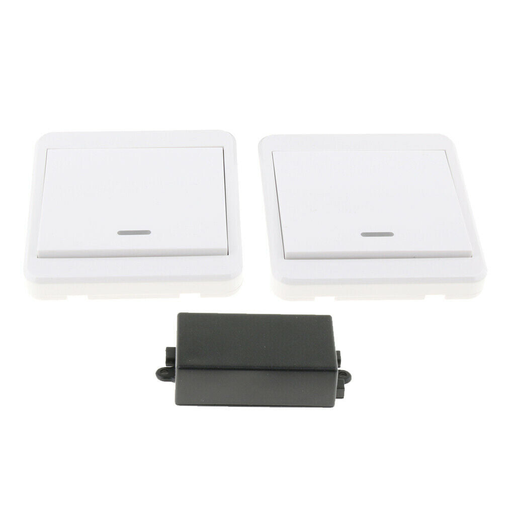 2x Premium AC 85-250V Wireless Remote Switch 50/60Hz Transmitters & Receiver